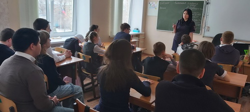 обучающихся с инспектором ОДН