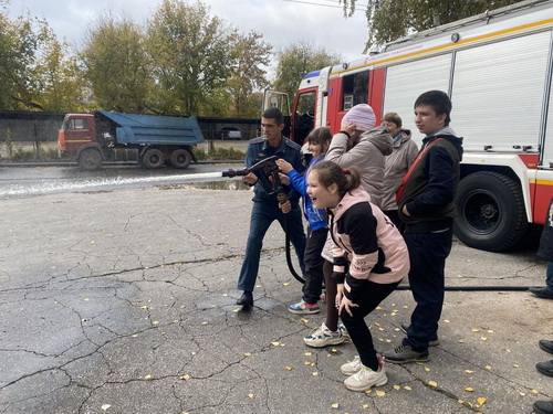  Экскурсия в пожарно-спасательную часть