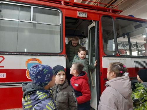  Экскурсия в пожарно-спасательную часть